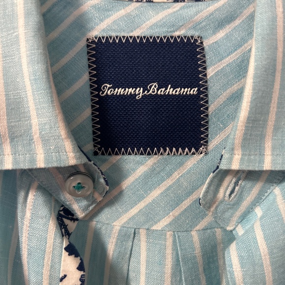 Tommy Bahama Long Sleeve Linen Shirt Small - Picture 3 of 7